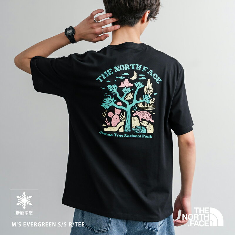 Rakuten - THE NORTH FACE ザ・ノースフェイス M'S EVERGREEN S/S R/TEE 1 プリントT 半袖 メンズ レディース Tシャツ カットソー グラフィック バックプリント クルーネック レギュラーフィット リラックス ワンポイント ロゴ ハーフドーム カジュアル 16023