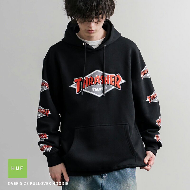 楽天市場】huf スラッシャー パーカーの通販
