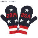 ラルフローレン　手袋（メンズ） POLO by Ralph Lauren Men's TEAM USA Mitten Knit Glove　US ポロ ラルフローレン MADE IN USA ニット手袋