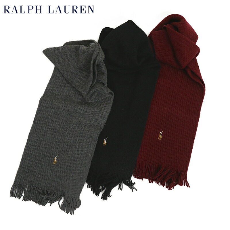 ラルフローレン POLO Ralph Lauren "MERINO WOOL" Scarf ラルフローレン メリノウール スカーフ マフラー