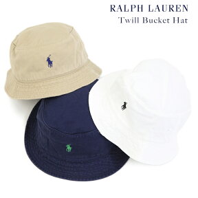 Polo by Ralph Lauren Twill Bucket Hat US ポロ ラルフローレン ポニー刺繍 コットンツイル ハット