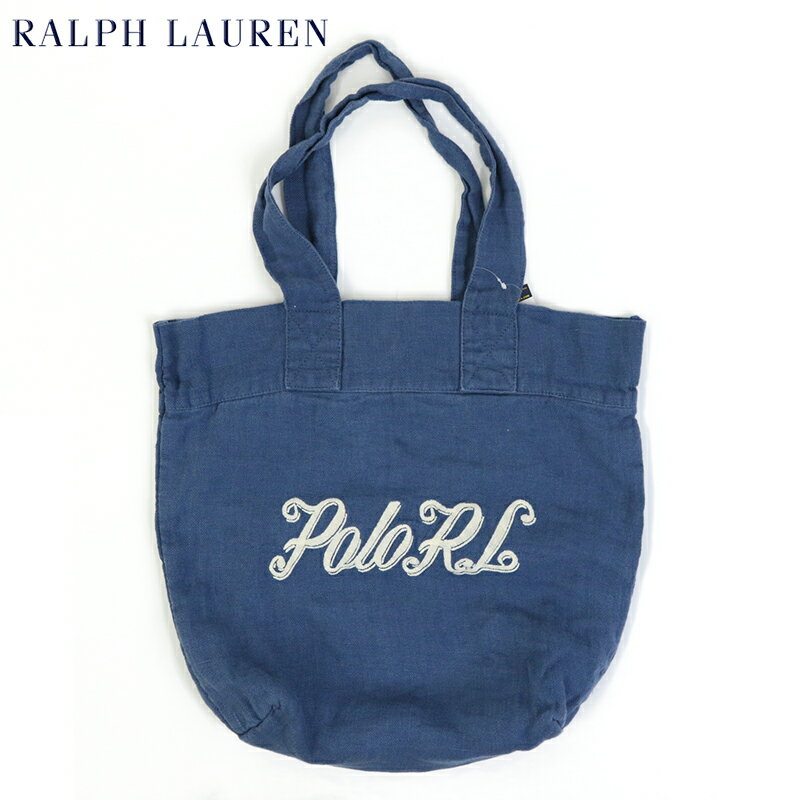 POLO Ralph Lauren Cotton&Linen Tote Bag (PROV BLUE) US ݥ ե ȡ Хå ɽ