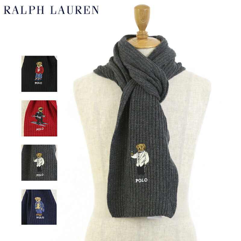 【楽天市場】POLO by Ralph Lauren "POLO BEAR" Scarf ラルフローレン ポロベアー刺繍 スカーフ マフラー