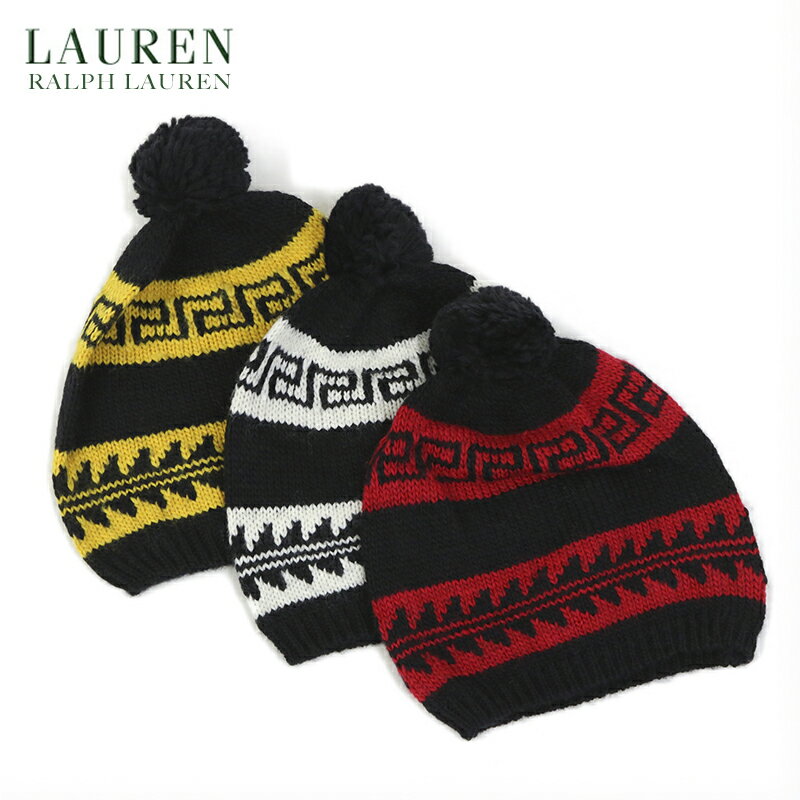 LAUREN Ralph Lauren Nordic Knit Cap US ポロ ラルフローレン ボンボン付き ニットキャップ ニット帽 (UPS)