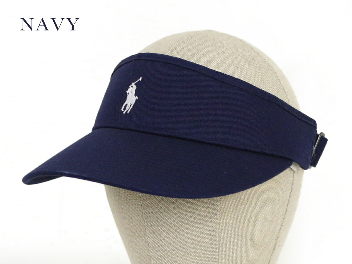 ポロ ラルフローレン ポニー刺繍 ワンポイント サンバイザー キャップ POLO Ralph Lauren Chino Pony Visor