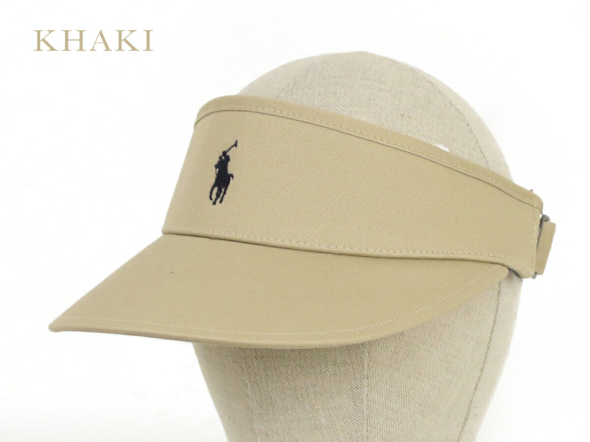 ポロ ラルフローレン ポニー刺繍 ワンポイント サンバイザー キャップ POLO Ralph Lauren Chino Pony Visor