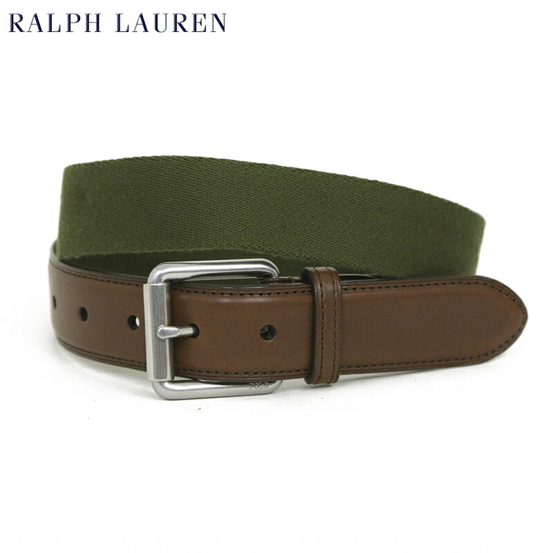 ラルフローレン ベルト（メンズ） ポロ ラルフローレン メンズ リボン レザーベルト POLO Ralph Lauren Leather Belt US