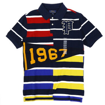 Ralph Lauren Boy's PATCHWORK Mesh POLO Shirts　USボーイズ ラルフローレン パッチワーク ポロシャツ