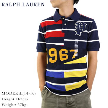 Ralph Lauren Boy's PATCHWORK Mesh POLO Shirts　USボーイズ ラルフローレン パッチワーク ポロシャツ