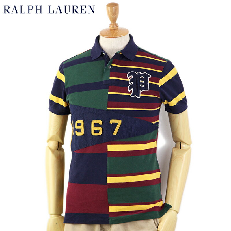 ラルフローレン Ralph Lauren Men's "CUSTOM FIT" 1967 Patchwork Polo US ポロ ラルフローレン カスタムフィット メンズ パッチワーク ポロシャツ