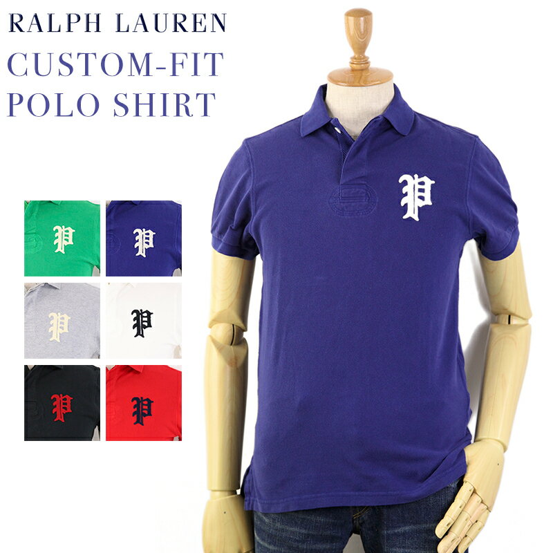 【楽天市場】Ralph Lauren Men's "P" CUSTOM-FIT Polo Shirts US ポロ ラルフローレン メンズ