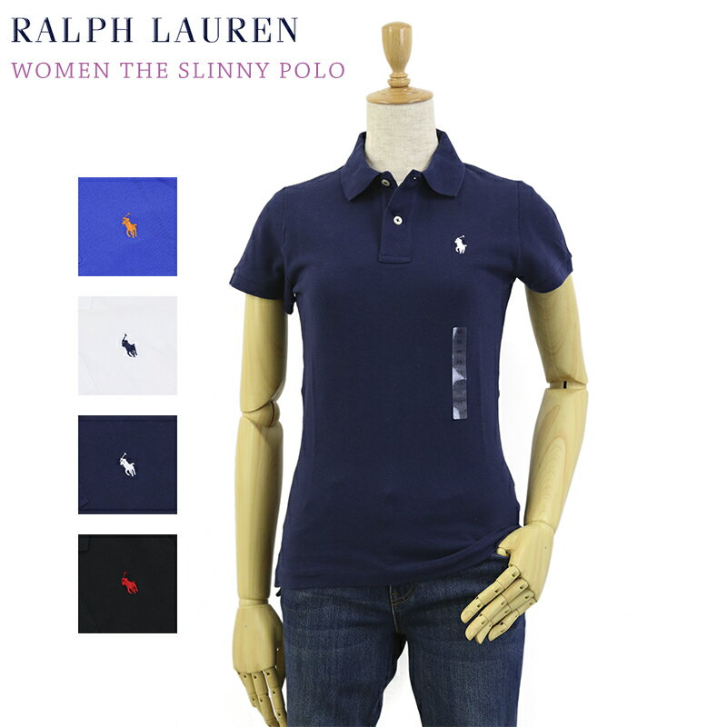 Ralph Lauren Lady 039 s THE SKINNY POLO Solid Color Mesh Polo Shirts USラルフローレン レディース 無地ポロシャツ