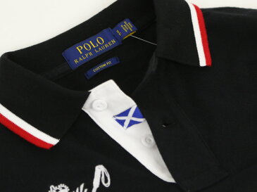 ポロ ラルフローレン コットン 鹿の子 ブラックウォッチ ビッグポニー カスタムフィット 長袖ポロシャツ POLO Ralph Lauren Men's