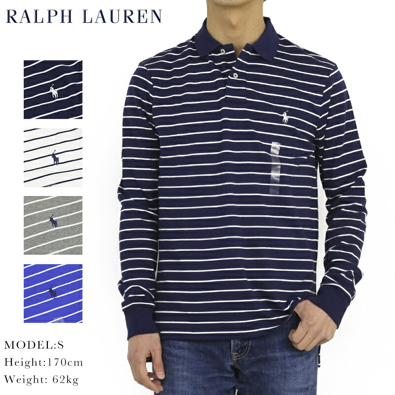 ݥ ե եȥååȥ ܡ Ĺµݥ POLO Ralph Lauren Men's Cotton Jersey Border l/s Polo Shirt US