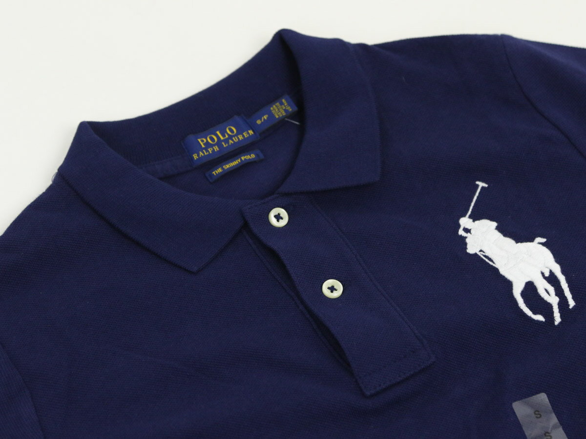 ポロ ラルフローレン レディース ビッグポニー スキニーフィット 無地ポロシャツ POLO Ralph Lauren Lady's 