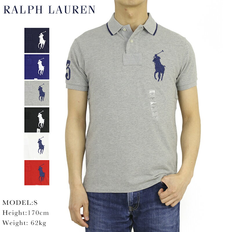 ポロ ラルフローレン メンズ カスタムフィット ポロシャツ ビッグポニー刺繍 POLO Ralph Lauren Men 039 s CUSTOM FIT Big Pony Polo Shirts US (UPS)