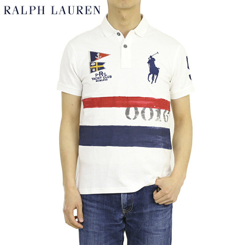 ポロ ラルフローレン メンズ カスタムフィット ヨットクラブ ポロシャツ ビッグポニー刺繍 POLO Ralph Lauren Men's 