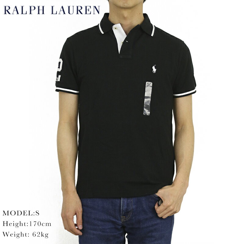 ポロ ラルフローレン カスタムスリムフィット 鹿の子 ポロシャツ ラガーシャツ POLO Ralph Lauren Men's 