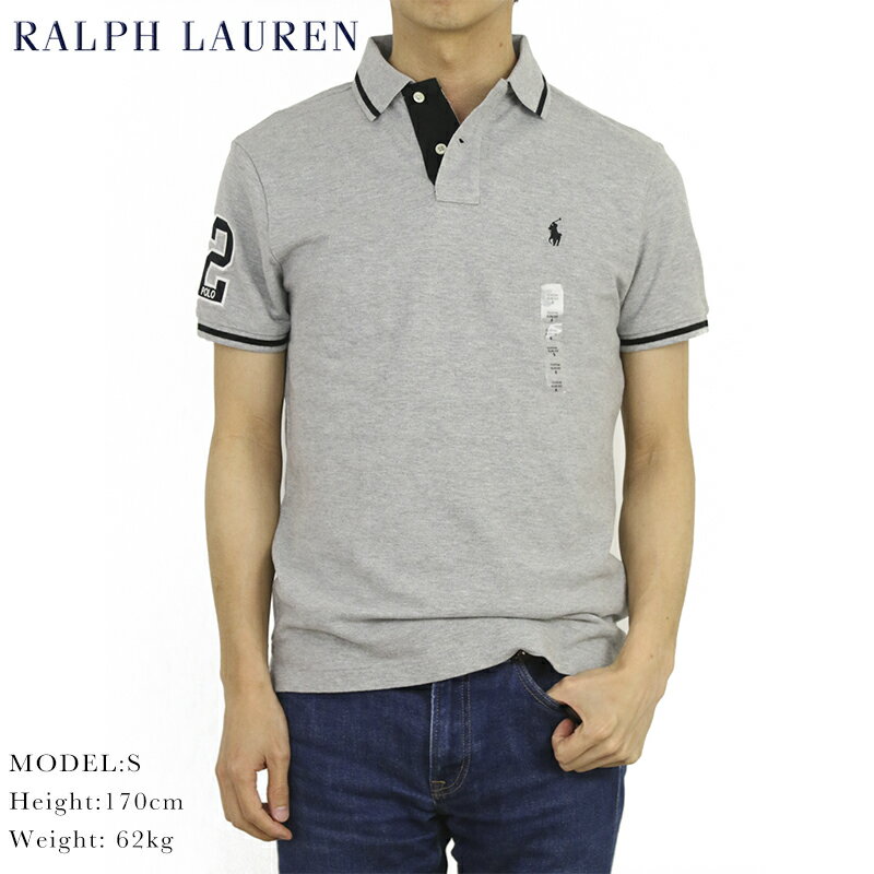 ポロ ラルフローレン カスタムスリムフィット 鹿の子 ポロシャツ ラガーシャツ POLO Ralph Lauren Men's 