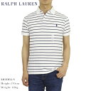 ポロ ラルフローレン メンズ カスタムフィット 半袖 ボーダー ポロシャツ ポニー刺繍 POLO Ralph Lauren Men's Border Polo Shirts US (UPS)