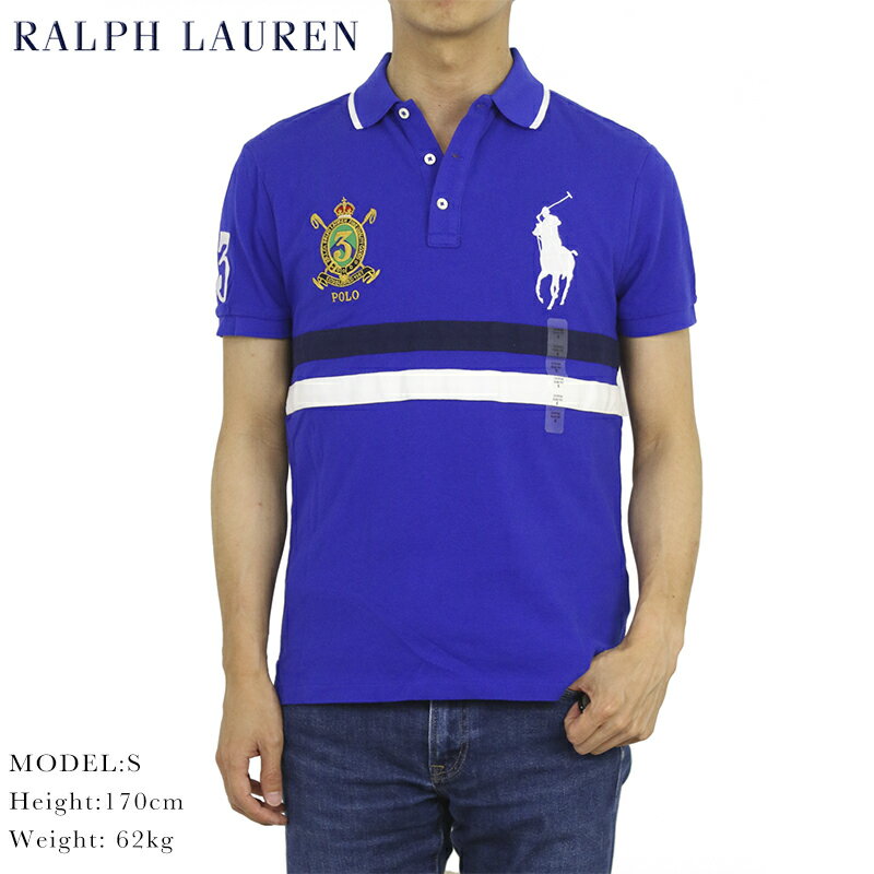 ݥ ե ॹեå λ ݥ ֥ ӥåݥˡɽ POLO Ralph Lauren Men's CUSTOM SLIM FIT USA Polo Shirt US