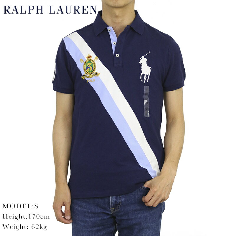 ݥ ե ॹեå λ ݥ ֥ ӥåݥˡɽ POLO Ralph Lauren Men's CUSTOM SLIM FIT USA Polo Shirt US