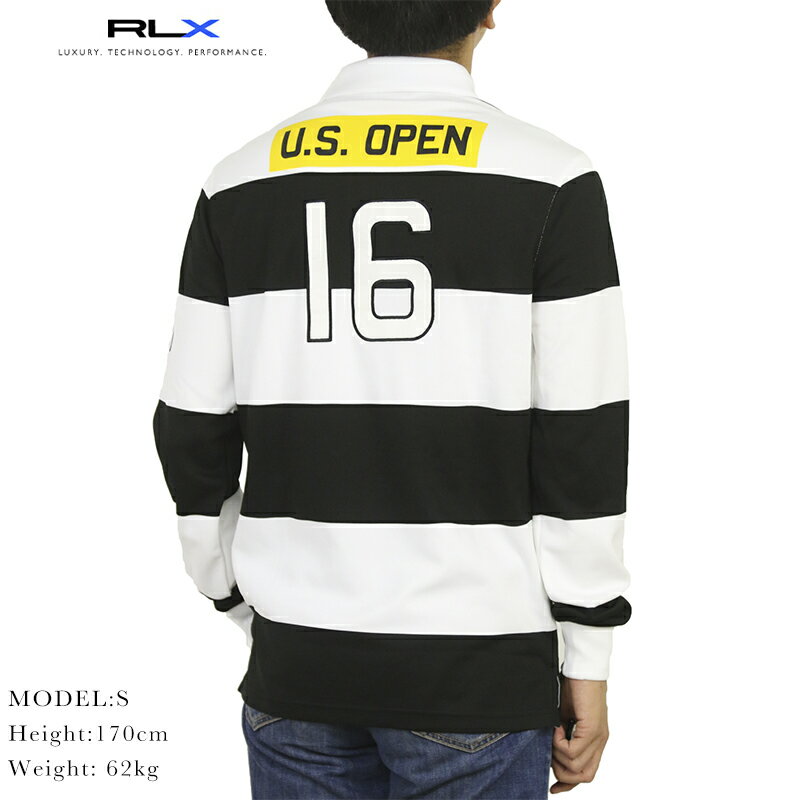 RLX ラルフローレン USオープン 鹿の子 長袖ポロシャツ アールエルエックス Ralph Lauren Men's U.S.OPEN OAKMONT Mesh l/s Polo Shirt US