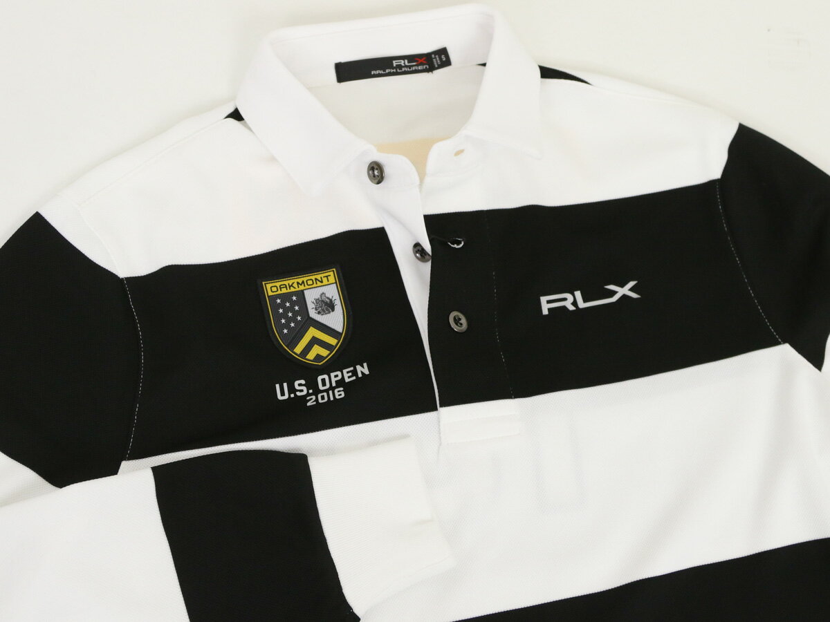 RLX ラルフローレン USオープン 鹿の子 長袖ポロシャツ アールエルエックス Ralph Lauren Men's U.S.OPEN OAKMONT Mesh l/s Polo Shirt US