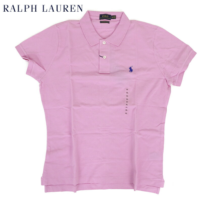 Ralph Lauren Lady 039 s THE SKINNY POLO Solid Color Mesh Polo Shirts USラルフローレン レディース 無地ポロシャツ