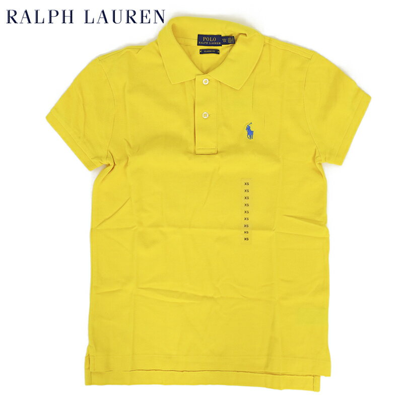 (WOMEN) Polo by Ralph Lauren CLASSIC FIT Solid Color Mesh Polo Shirt USポロ ラルフローレン レディース 無地ポロシャツ 鹿の子 ワンポイント