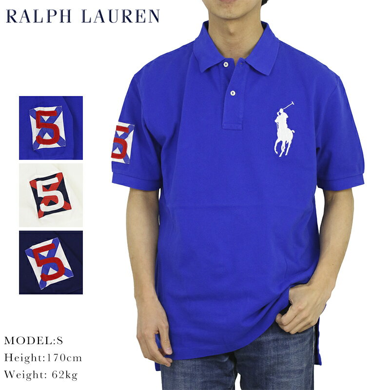 ポロ ラルフローレン クラシックフィット 鹿の子 ポロシャツ ビッグポニー刺繍 POLO Ralph Lauren Men's CLASSIC FIT Polo Shirt US