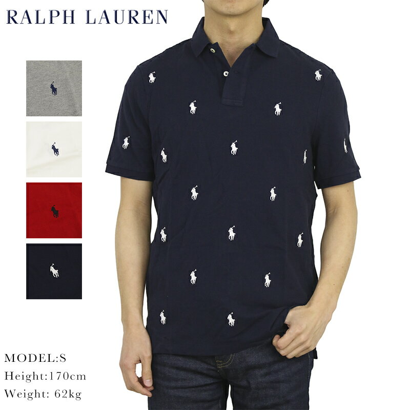 楽天donuts （ドーナッツ）ポロ ラルフローレン クラシックフィット 鹿の子 ポロシャツ マルチポニー刺繍 POLO Ralph Lauren Men's CLASSIC FIT Polo Shirt US （UPS）