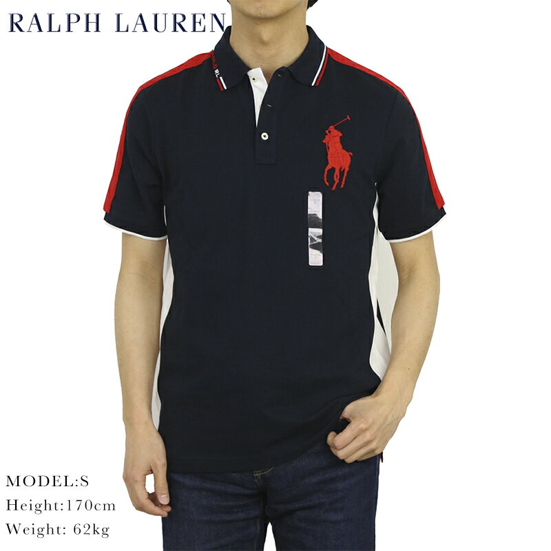 楽天donuts （ドーナッツ）ポロ ラルフローレン クラシックフィット ビッグポニー 刺繍 半袖 カノコ ポロシャツ POLO Ralph Lauren Men's 