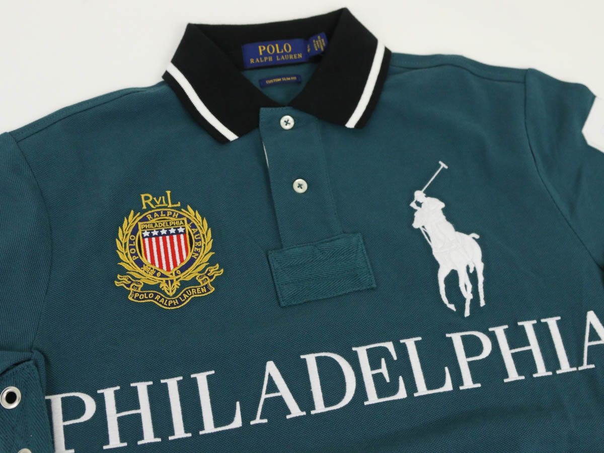 ポロ ラルフローレン カスタムスリムフィット 鹿の子 ポロシャツ ラガーシャツ POLO Ralph Lauren Men's CUSTOM SLIM FIT Polo Shirt US 