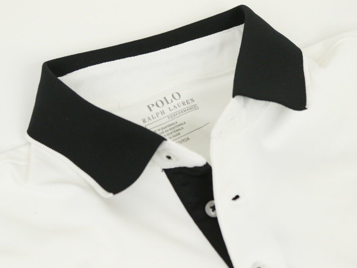 ポロ ラルフローレン PERFORMANCE 鹿の子 ポロシャツ エンブレム ビッグポニー刺繍 POLO Ralph Lauren Men's Mesh Polo Shirt US