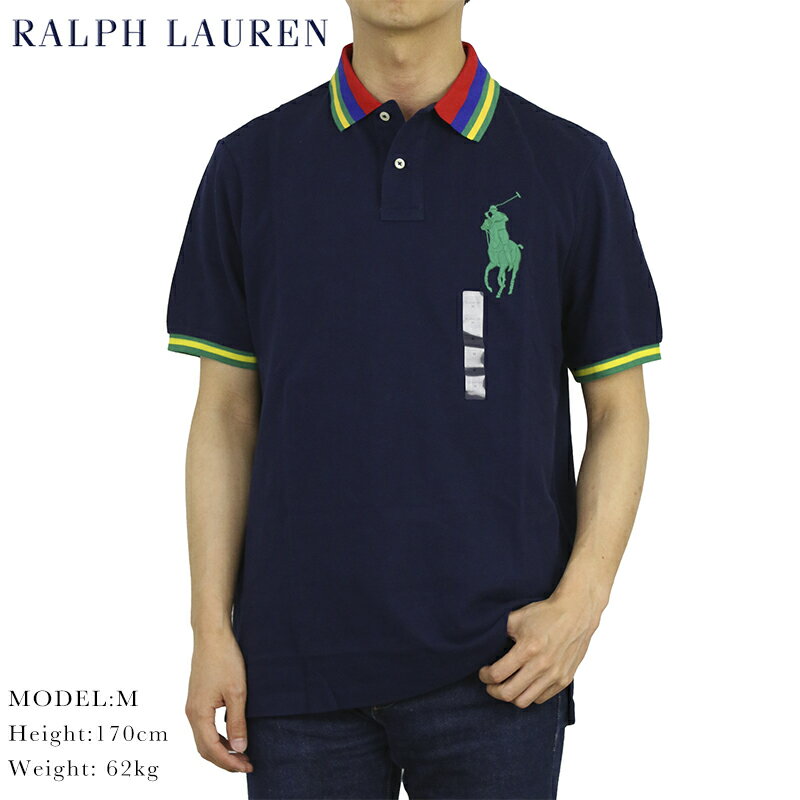 ラルフローレン ポロ ラルフローレン クラシックフィット ビッグポニー 刺繍 半袖 カノコ ポロシャツ POLO Ralph Lauren Men's "CLASSIC FIT" Mesh Polo US