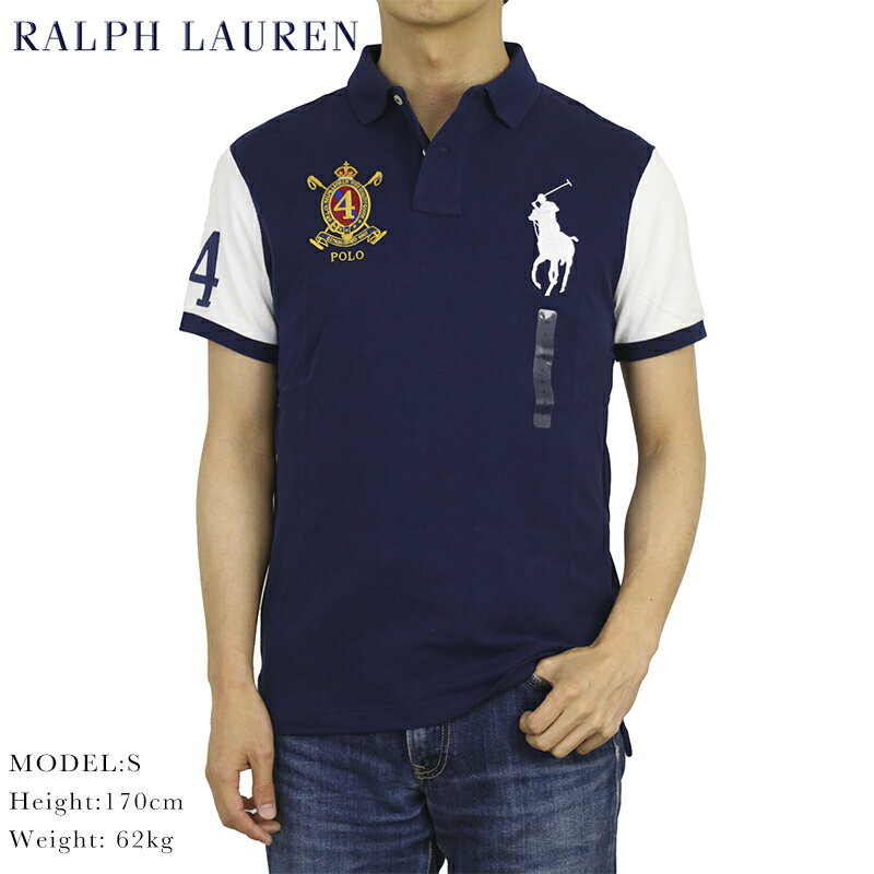 ݥ ե ॹեå λ 2ĥܥ ݥ ֥ ӥåݥˡɽ POLO Ralph Lauren Men's CUSTOM SLIM FIT USA Polo Shirt US