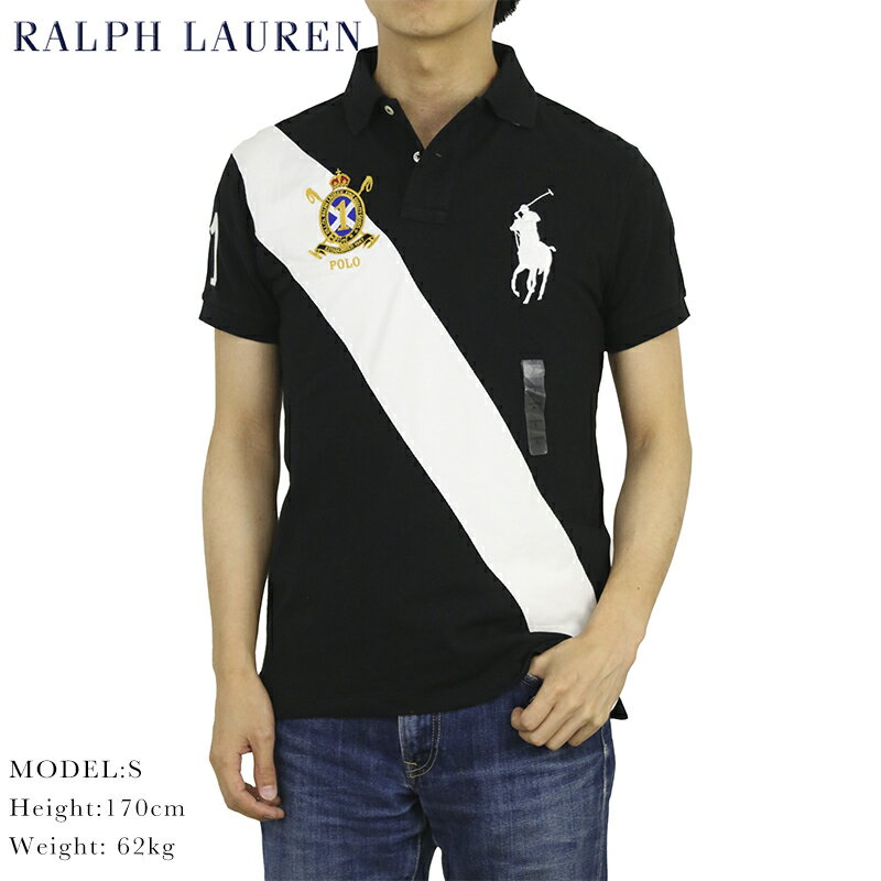 ݥ ե ॹեå λ 2ĥܥ ݥ ֥ ӥåݥˡɽ POLO Ralph Lauren Men's CUSTOM SLIM FIT USA Polo Shirt US (UPS)