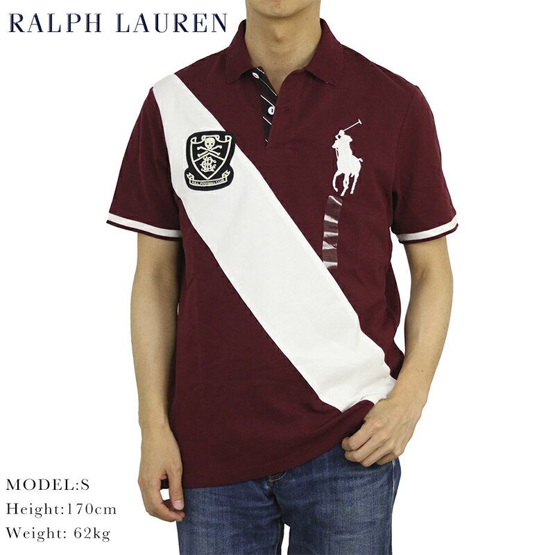 ポロ ラルフローレン クラシックフィット 半袖 カノコ スカル刺繍 ポロシャツ ラガーシャツ POLO Ralph Lauren Men's "CLASSIC FIT" Mesh Polo US