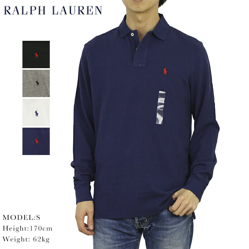 ラルフローレン ポロ ラルフローレン クラシックフィット コットン鹿の子 長袖ポロシャツ POLO Ralph Lauren Men's CLASSIC FIT Cotton Mesh l/s Polo Shirt US