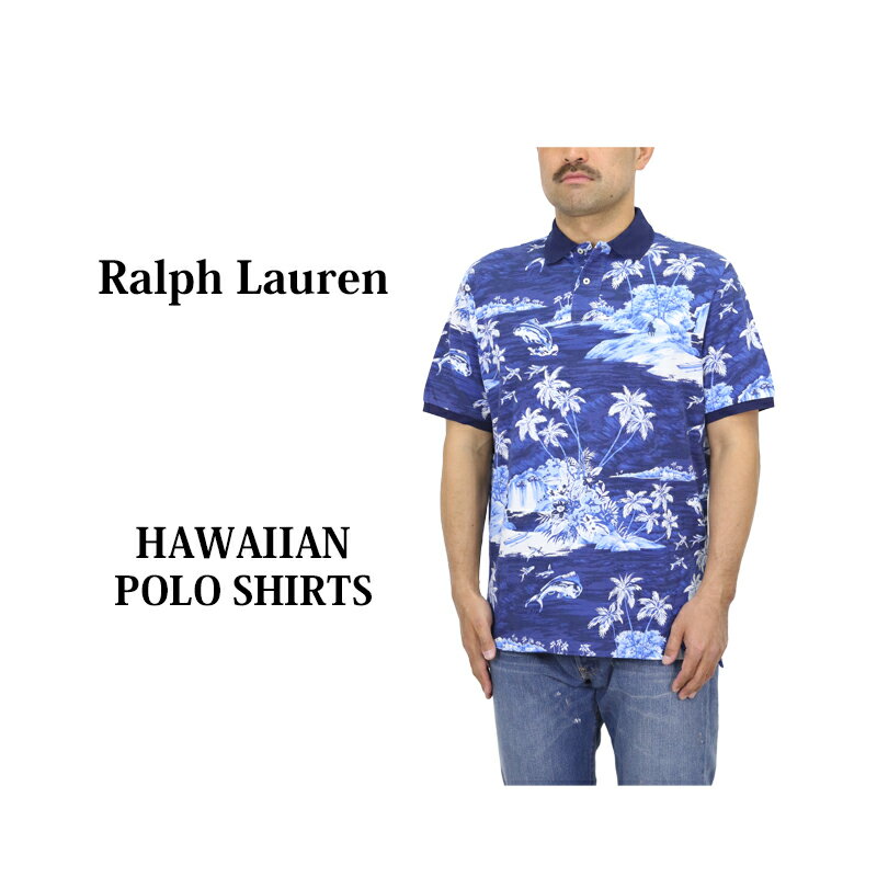 ݥ ե 饷åեå λ ݥ   POLO Ralph Lauren Men's CLASSIC FIT Aloha Polo Shirt US