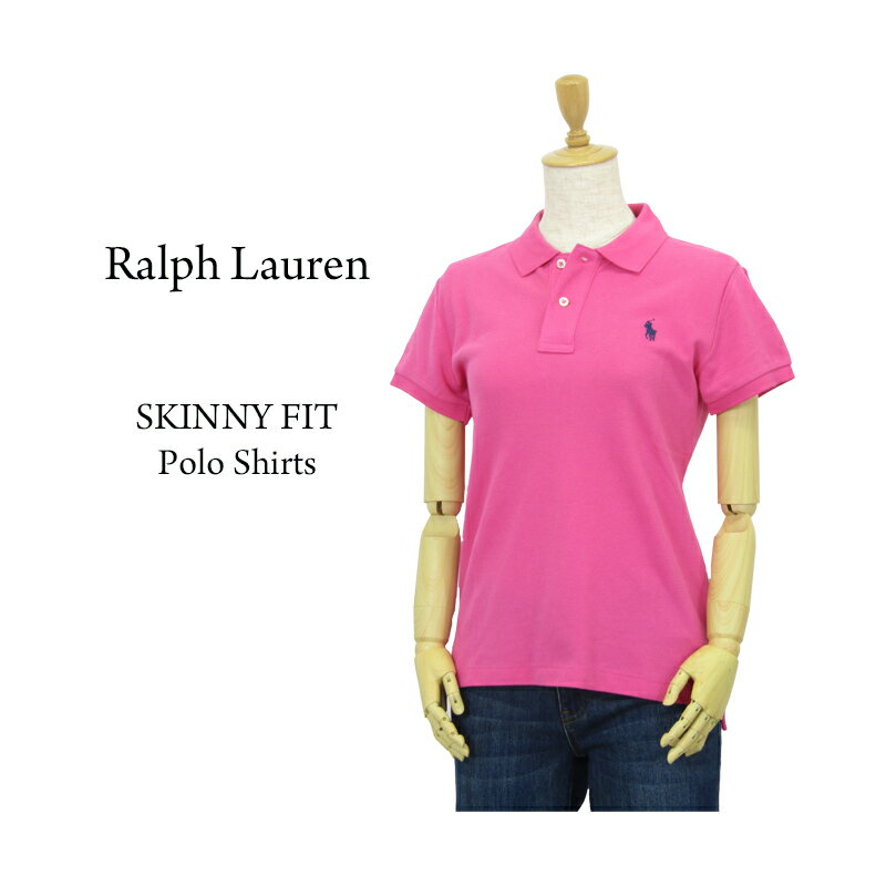 ポロ ラルフローレン レディース スキニーフィット 無地 ポロシャツ POLO Ralph Lauren Women's 