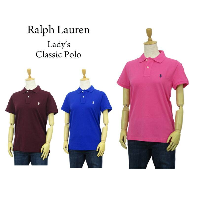 ポロ ラルフローレン レディース クラシック 無地ポロシャツ POLO Ralph Lauren Women's 