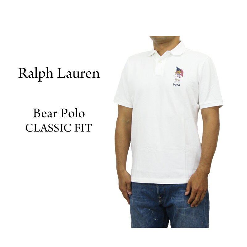 ポロ ラルフローレン クラシックフィット 鹿の子 ポロベアー 刺繍 ポロシャツ POLO Ralph Lauren Men's CLASSIC FIT POLO BEAR Polo Shirt US