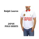 ポロ ラルフローレン カスタム スリム フィット ポニー 刺繍 国別 半袖 カノコ ポロシャツ 国旗 POLO Ralph Lauren Men's 