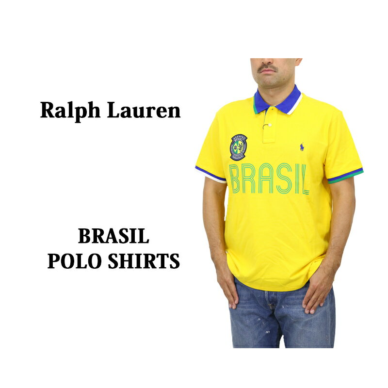 ポロ ラルフローレン カスタム スリム フィット ポニー 刺繍 国別 半袖 カノコ ポロシャツ 国旗 POLO Ralph Lauren Men's "CUSTOM SLIM FIT" Country Mesh Polo 売れ筋