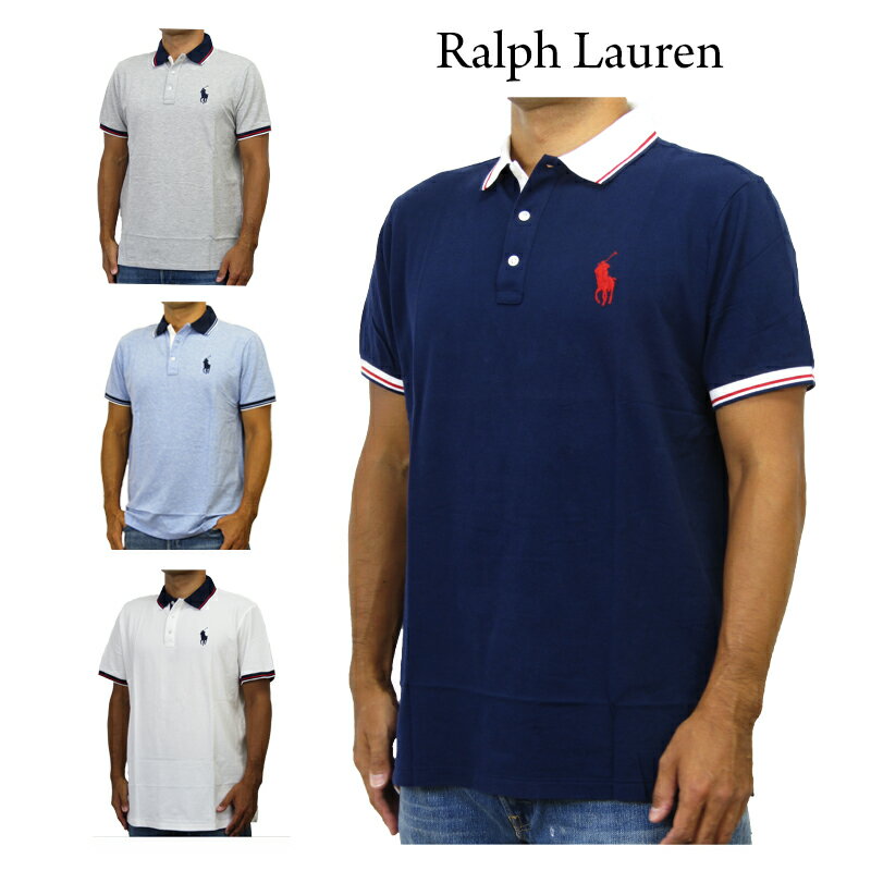 ラルフローレン ポロ ラルフローレン カスタムスリムフィット コットン 鹿の子 ビッグポニー ポロシャツ POLO Ralph Lauren Men's CUSTOM SLIM FIT BIg Pony Polo Shirt US
