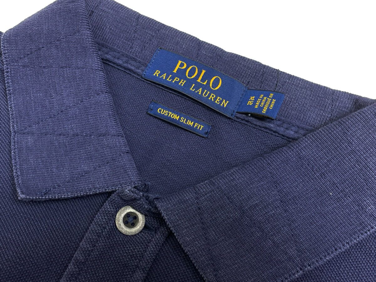 ポロ ラルフローレン カスタムスリムフィット コットン 鹿の子 ビンテージ ポロシャツ POLO Ralph Lauren Men's CUSTOM SLIM FIT Vintage Polo Shirt US