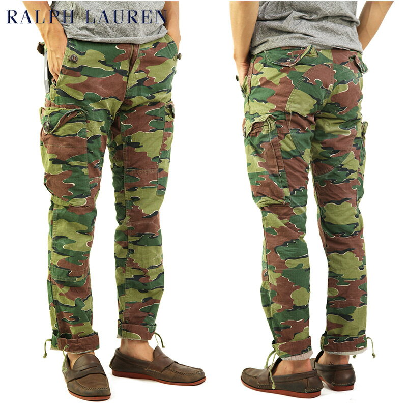 Polo by Ralph Lauren Men's "STRAIGHR FIT" Camouflage Cargo Pants ラルフローレン カーゴパンツ 売れ筋