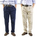 Polo by Ralph Lauren Men's "ETHAN" Classic Pleated Fit Chino Pant US ポロ ラルフローレン メンズ ツータック チノパンツ 売れ筋